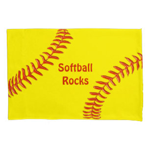 Caixa personalizada do travesseiro do softball,