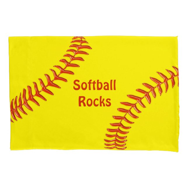 Caixa personalizada do travesseiro do softball, (Frente)