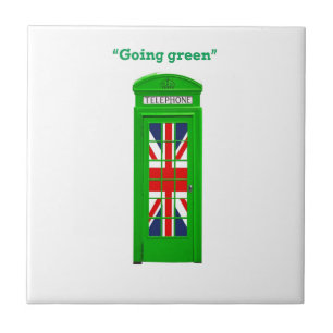 Caixa telefônica de Londres "Ficando verde"