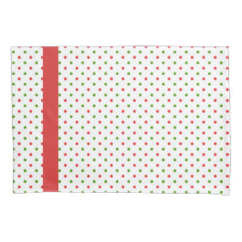 Caixa vermelha e verde do travesseiro do Natal das