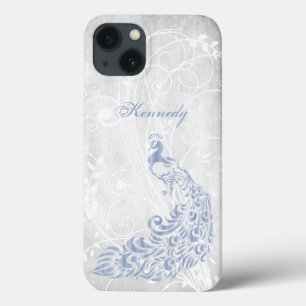 Caixa X Personalizado por iPhone X com Peacock Azu