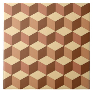 Caixas 3D, Tan, Brown e Beige