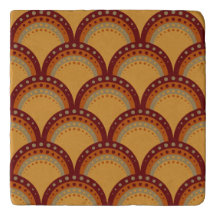 Caixas com pontos, Borgonha, Rusta, Apricot, Tan