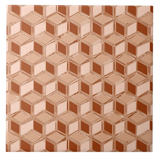 Caixas de 3 d cromo - de cobre (Frente)