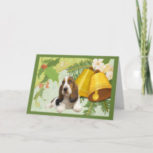 Caixas de Cartão de Natal de Caça-Basset