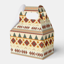 Caixas de Favor Boho Tribal para Chás de Bebê