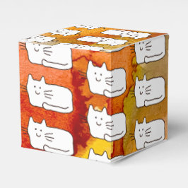 Caixas de Favor com Desenho de Gatos de Desenho An