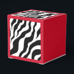 Caixas de Favor com Estampa de Zebra Retrô<br><div class="desc">O design é de arte original.</div>