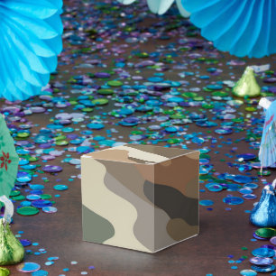 Caixas de Favor com Padrão de Camuflagem Elegante