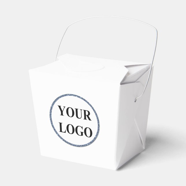 Caixas de Favor de Aniversário ADICIONE SEU LOGO A (Frente)