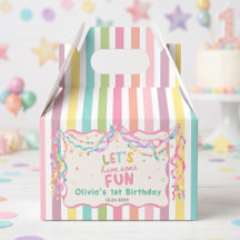 Caixas de Favor de Aniversário de Menina Caprichos