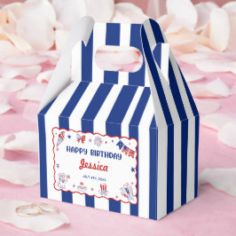 Caixas de Favor de Aniversário Desenhadas à Mão co