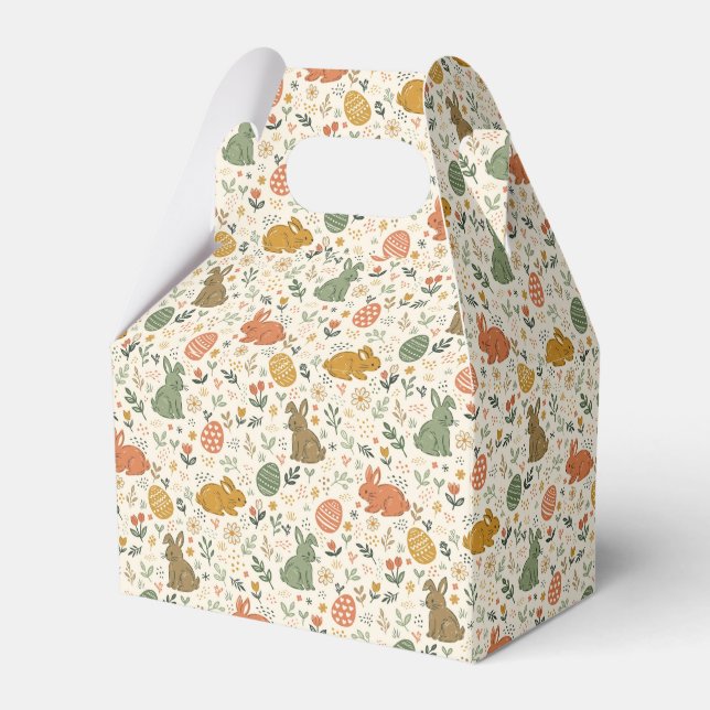 Caixas de Favor de Coelhinhos da Primavera Desenha (Frente)