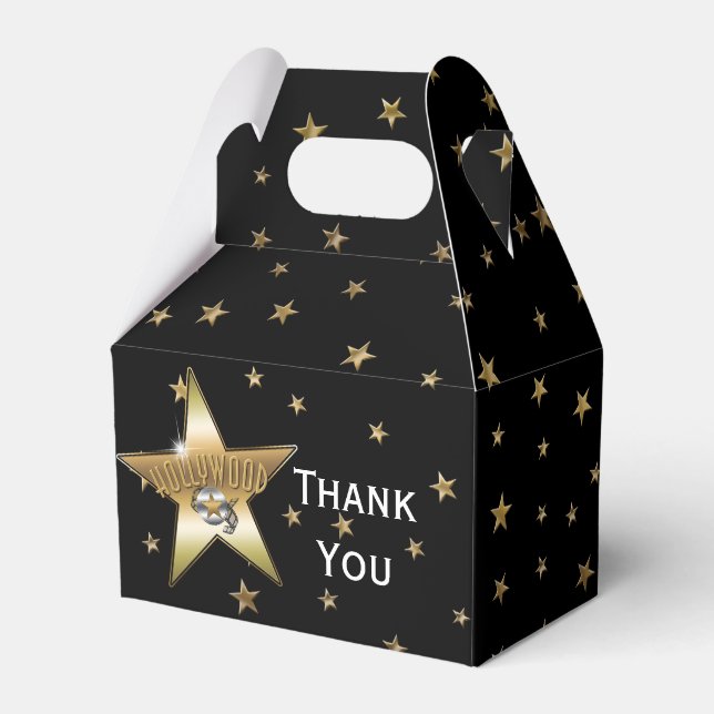 Caixas de Favor de Festa de Aniversário ESTRELA DO (Frente)