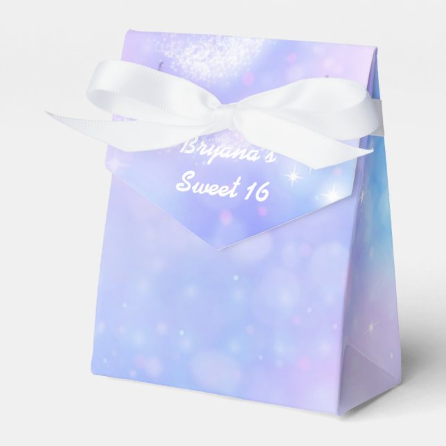 Caixas de Favor de Festa de Aniversário Luzes Espa (Frente)