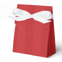 Caixas de Favor de Festa Elegantes de Listras Verm