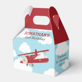 Caixas de Favor do Plano de Vintage (Vermelho)