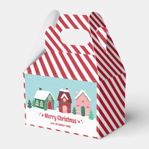 Caixas de Favor do Vilarejo de Natal Deixe Nevar