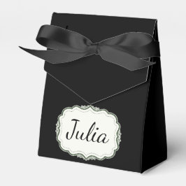 Caixas de Favor Negras Escaladas de outono Elegant