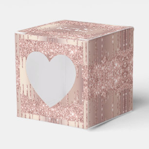 Caixas de Favor ou Presente de Casamento Rosa Dour