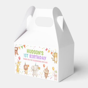 Caixas de Favor para Aniversário de Crianças Feras