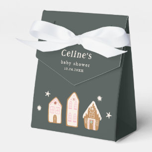 Caixas de Favor para Chá de Bebê Menina Casa de Bi
