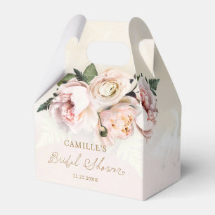 Caixas de Favor para Chá de Noiva com Jardim Flora