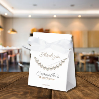 Caixas de Favor para Chá de Noiva Minimalista Péro