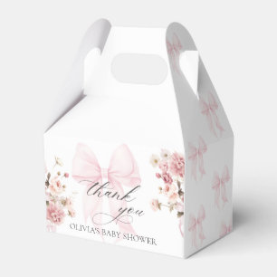 Caixas de Favor para Chás de Bebê Bebê em Flor com
