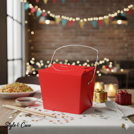 Caixas de Favor Personalizadas Vermelhas – Take Ou