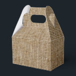 Caixas De Favor Rustic Burlap - Inspiradas Na Natu<br><div class="desc">Caixas de Favor Rustic Burlap - Casamento Inspirado pela Natureza ou Embalagem de Presente de Partido Adicione um toque de encanto rústico ao seu casamento, chá de panela ou evento especial com essas caixas de favor elegantes. Projetados com um impressão natural de aparência de burlap e um padrão sutil da...</div>
