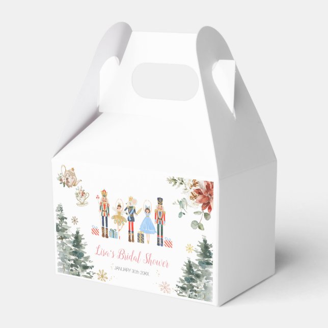 Caixas de favores de chá de Chá de panela de Natal (Frente)