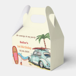 Caixas de favores de Festa de aniversário de Verão