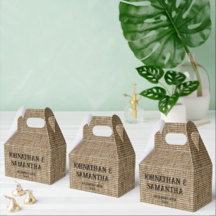 Caixas de favores naturais personalizadas - Russo
