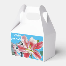 Caixas de Favorito de Bolo de Festa de Chá Floral