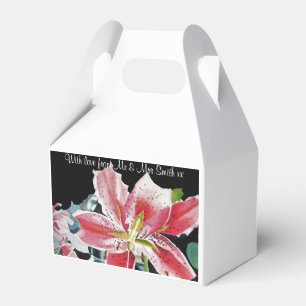 Caixas de Favoritos de Bolo de Noiva Flores Florai