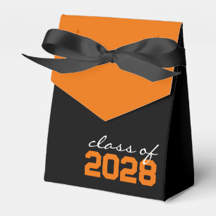 Caixas de Favoritos de Graduação Preta e Laranja
