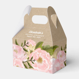 Caixas de Favoritos do Chá de panela de Peonies Ro
