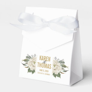 Caixas de Favoritos Florais Brancas