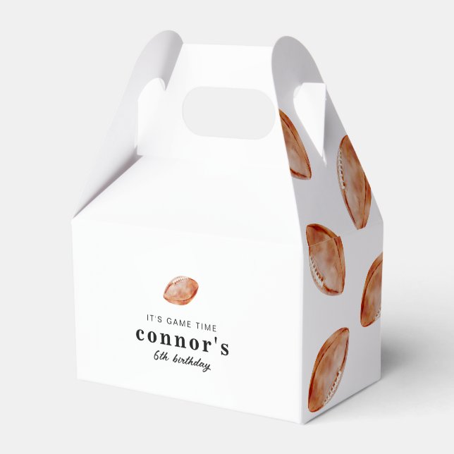 Caixas de Favoritos para Festa de Futebol (Frente)