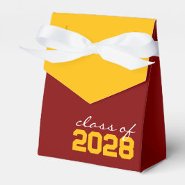 Caixas de Favoritos para Graduação Amarelo Maroon