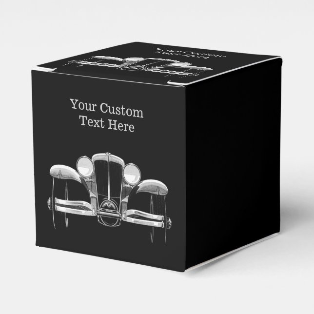 Caixas de favoritos personalizadas do carro vintag (Frente)