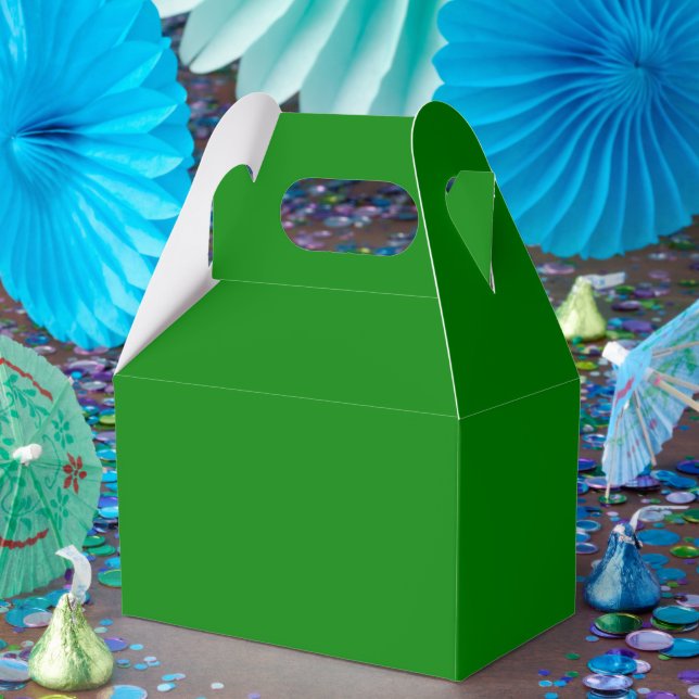 Caixas de Favoritos Verdes Personalizadas - Gable  (Festa)