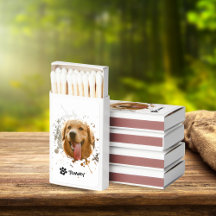Caixas de Fósforos Personalizadas com Foto de Pet