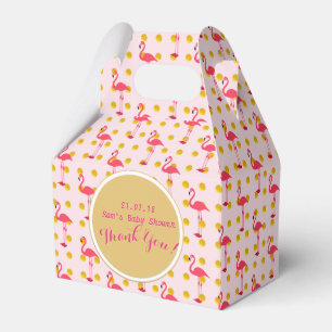 Caixas de Gable Personalizadas Flamingo Dourado Ro