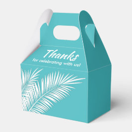 Caixas de Lembranças com Palmas Brancas em Turques