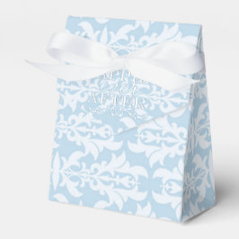 Caixas de Lembrancinhas de Casamento Azuis FELIZES