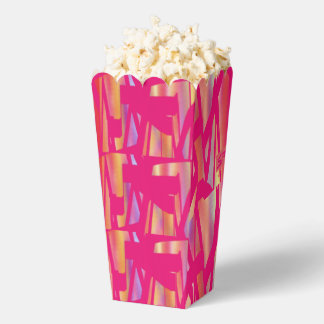 Caixas de pipoca rosa-quente