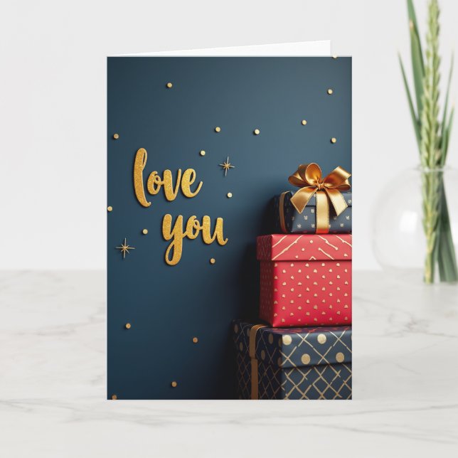 Caixas de Presente de Amor Cartão (Frente)