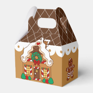Caixas de Presente de Casa de Biscoito de Natal
